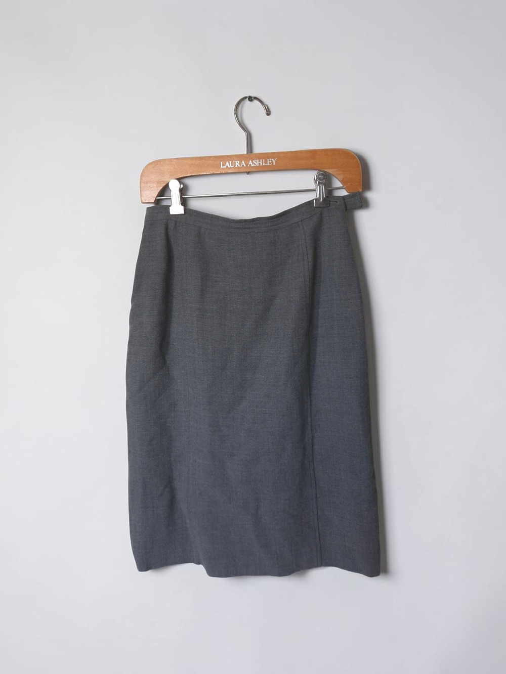 Laura Ashley Charcoal Pencil Skirt